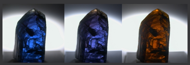 Tanzanite Side view